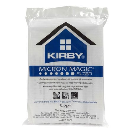 Kirby Vacuum Universal Fit Allergen Reduction Vacuum Bags - 2 Pack - Genuine
