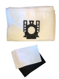 9 Replacement HEPA Miele S246 Naturell Dustbags & 2 Filters