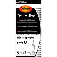 Miele Uprights Style U Microfiltration Vacuum Cleaner Bags + Filters