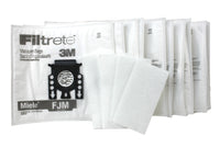 Miele Replacement: MIR-1403 Paper Bag, 3M Miele Style FJM Synthetic 10Pk+4filters