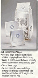 Nutone Central Vacuum Bags - 3/ Pack