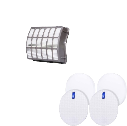 Complete Premium Vacuum Filter Set Including 2 HEPA, 4 Foam, 4 Felt Filters 10 Pieces Total for Shark Navigator Rotator Professional Upright Model NV70, NV71, NV80, NVC80C, NV90, NV95 & UV420