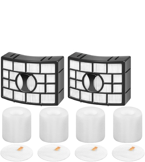 Replacement for Shark, NV752 Filters for Shark Rotator Powered Lift-Away True Pet Vacuum AZ1002, NV650, NV750, NV831, AX950, ZU632, Part: XFF650 & XHF650