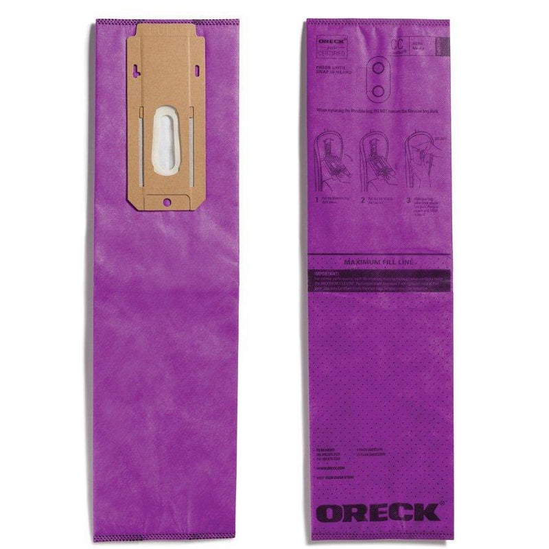 Oreck TYPE CC Odor Fighting Vacuum Bags CCPK8OF / CCPK80H - 6/pk with 99.97% of particles at .3 microns #AK1CC6H