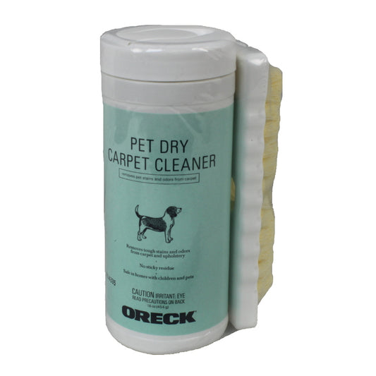 Oreck: O-AK30150 Cleaner, Pet Dry W/Brush 16oz