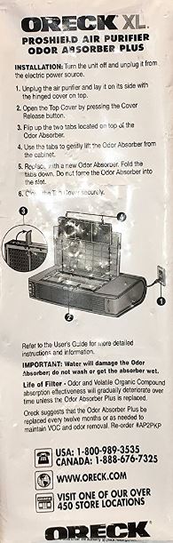 Oreck: O-AP2PKP Odor Absorber, Proshield Plus