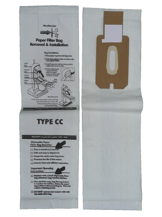 Oreck XL2100RHS Bags - 6 Bags