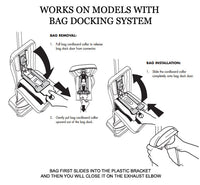 Oreck CCPK8 Type CC Upright XL Bags with Docking System - 6 Pack