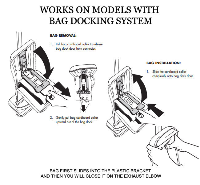 Oreck CCPK8 Type CC Upright XL Bags with Docking System - 6 Pack