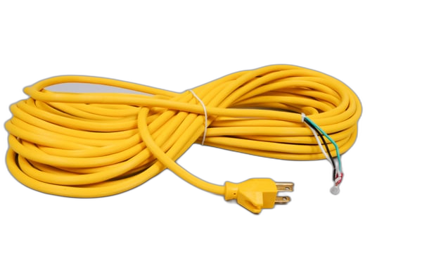 Fit All, Commercial Cord, 50' 18 3, Yellow, Heavy Duty Commercial Vacuum #14-5323-44