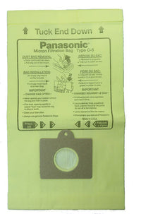 Panasonic Type C-5 Micron vacuum cleaner bags MC-V150M-  3 pack