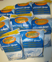 Panasonic Type U, U3, U6 Micro-Filtration Vacuum Bags - Generic - 72 Bags