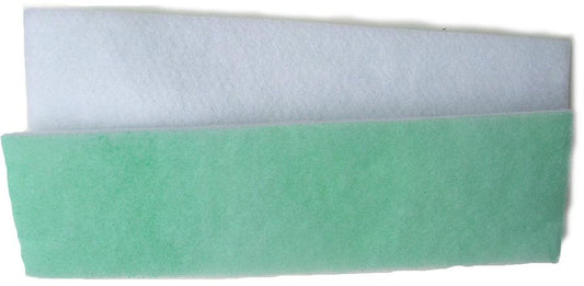 Panasonic HEPA Filter MC-V193H for MCV6800, MCV6900  MCV7300 Series, measures 7 1/4" x 2 1/8" x 1/4"