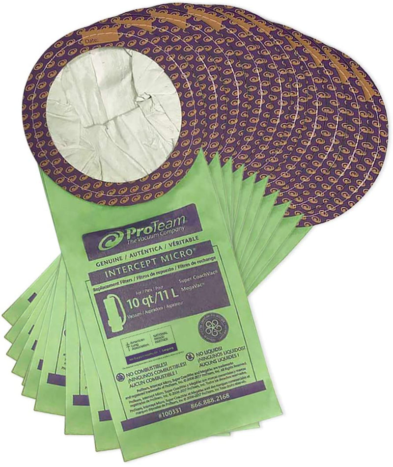  Pro-team - Pack of 10 Fits (Coachvac, Super Coachvac, Megavac) - 100331
