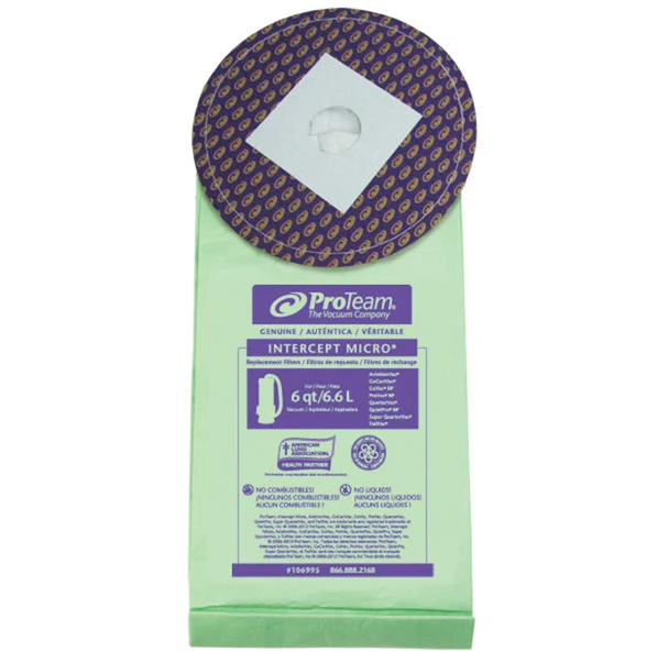 ProTeam 106995 6 Qt. Vacuum Bag