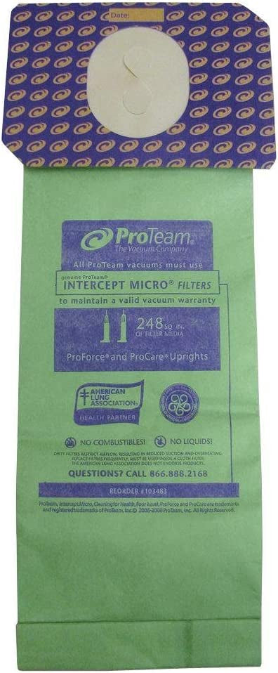 Proteam: PV-48171 Paper Bag, Extreme Intercept Micro Proforce 10 Pk