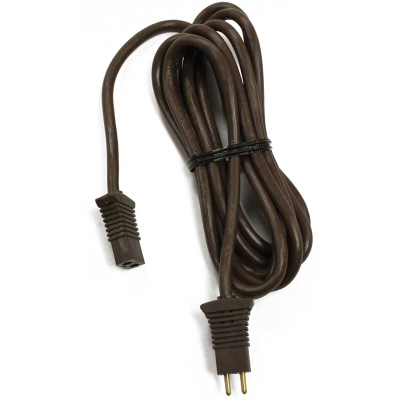 R1717 CORD, 8' 2 WIRE HOSE M/F BROWN