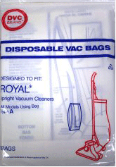 Paper Bag, Royal Type A Upright W/P Bag Tube 3 Pk