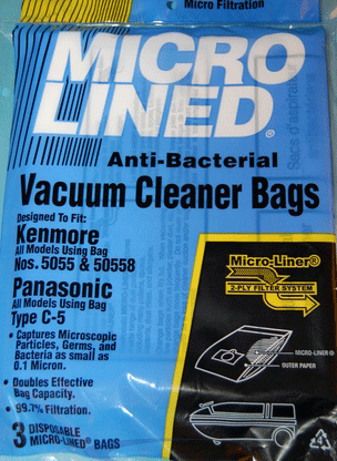 Riccar 2400 Canister Micro-Lined Vacuum Bags - Generic - 3 pack