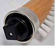 BRUSH ROLL-ROYAL METAL,DOUBLE BRISTLE,SQUARE ENDS