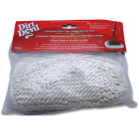 Royal: RO-AD50005 Pads, White Shaggy SteamMop 2Pk