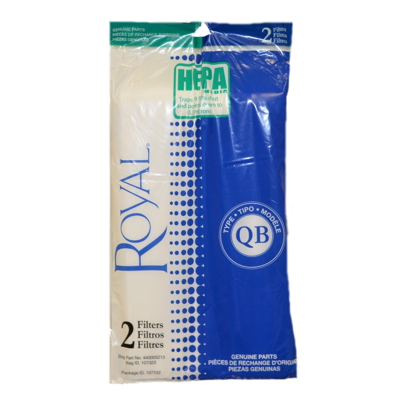 AR10000  Paper Bag, Style QB HEPA 2 Pk