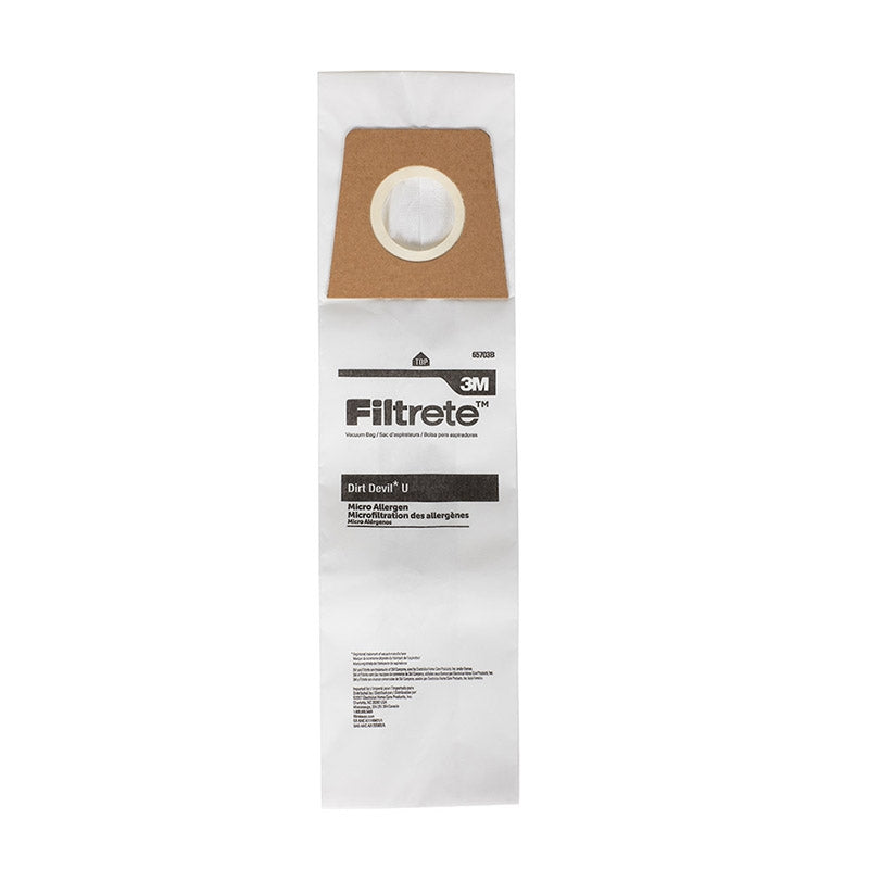 Dirt Devil / Royal Style U Vacuum Cleaner Bags 3/pk #65703B, 65703A