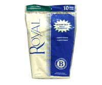 Royal Type B Vacuum Bags 2-066247-001 - Genuine - 10 pack