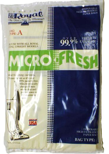 Replacement Royal Type A Bags 3-672075-001-  3 pack