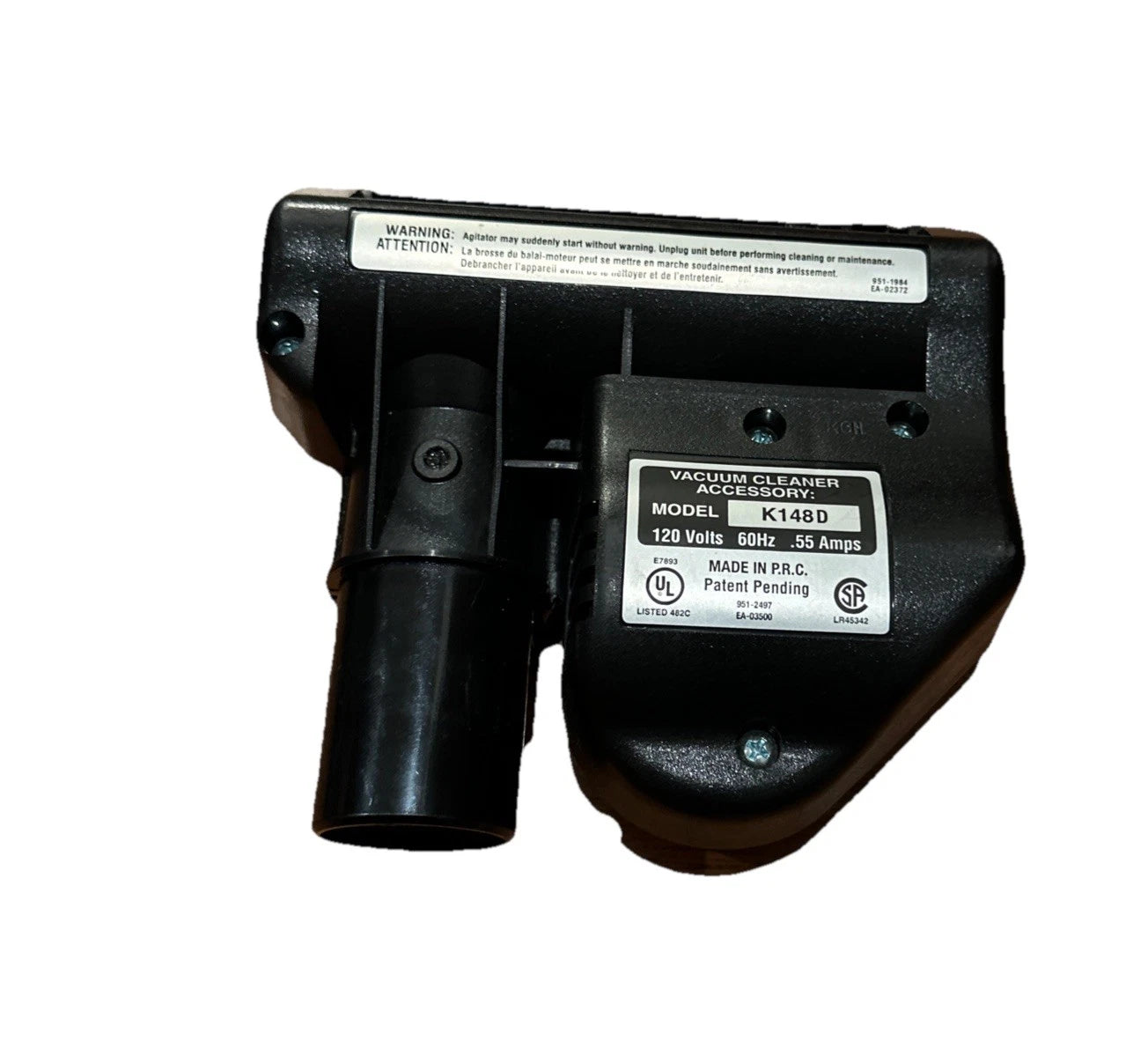 Replacement for Electrolux Aerus Sidekick II K148D Power Nozzle OEM 48330 Vacuum Attachment