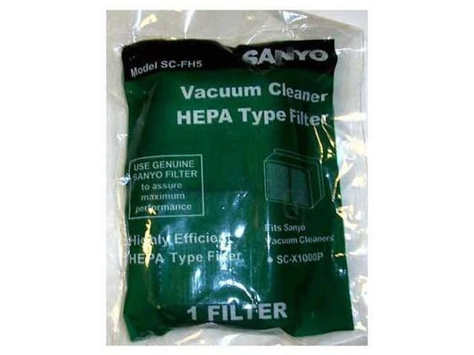 Sanyo SC X1000P HEPA Cartridge Vacuum Filter #SC-FH5, CHKBI
