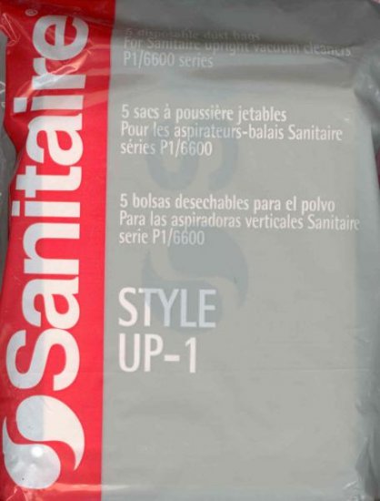 Sanitaire Style UP-1 Bags # 62100 - Genuine - 5 Bags