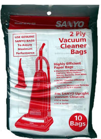 Sanyo  SC-PU110 Upright Bags- Genuine -10 pack