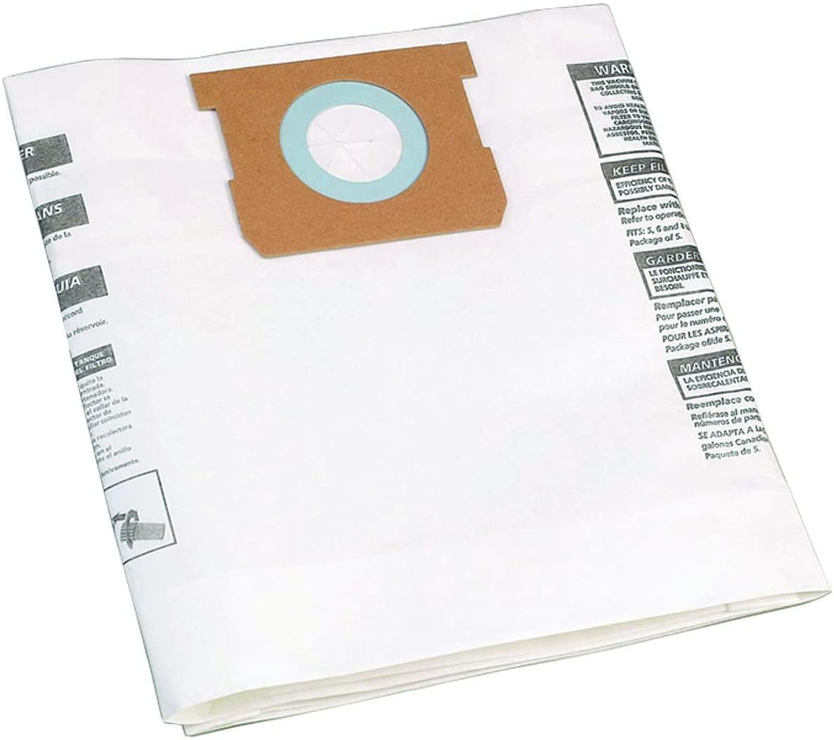 Shop Vac: SV-9066800 Paper Bag, :( Type B All Around QAM70 3 Pk