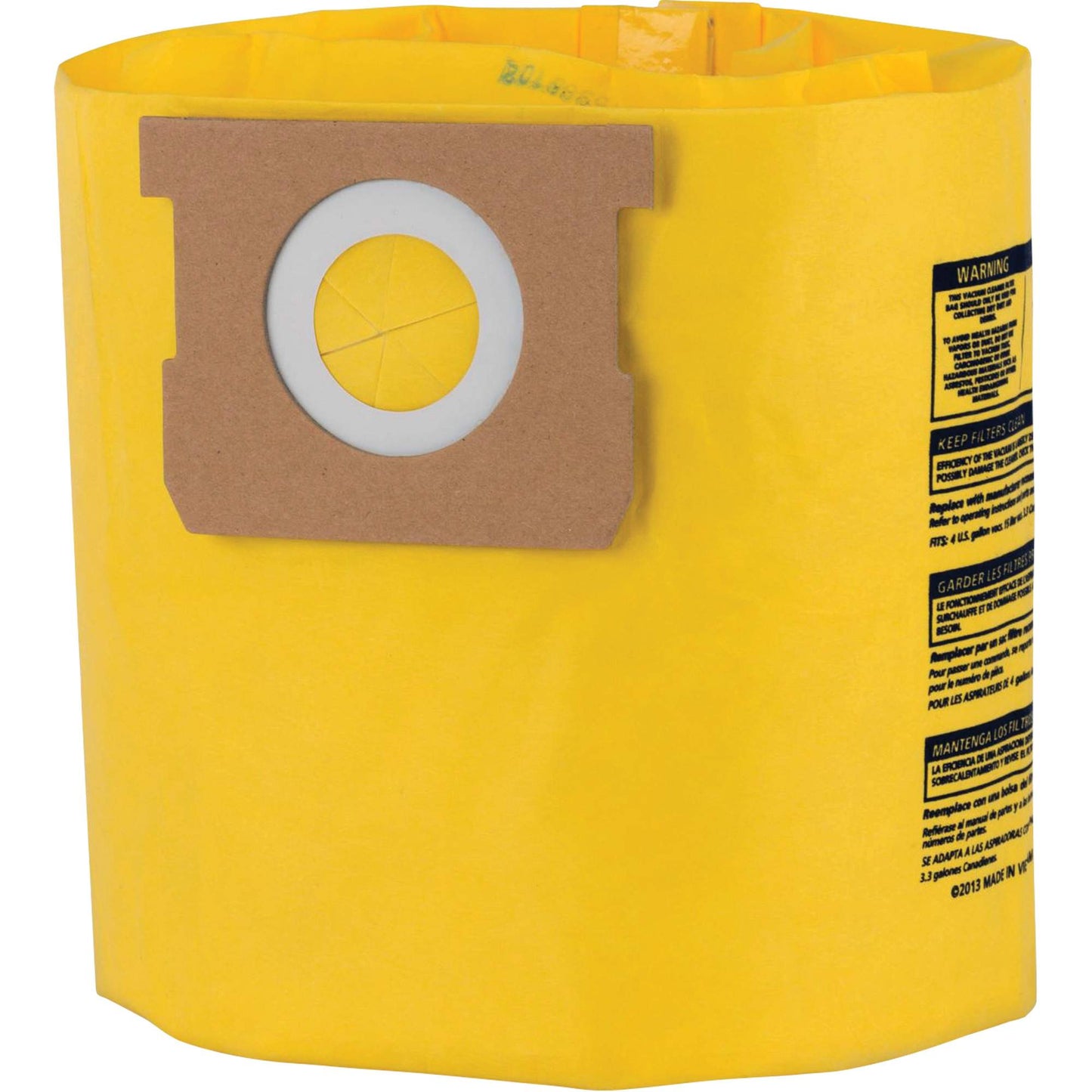 Shop-Vac 9196400 Type D Vacuum  Bags 4 Gallon Dry/Wet - 2 Pack