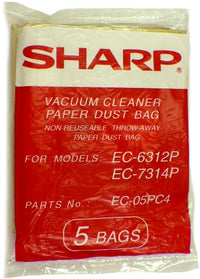 Sharp EC-PC4 Canister vacuum cleaner bags - 5 pack
