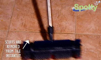 Grout Scrubber Brush with Long Handle, Also Cleans Carpet & removes Dirt and Stains