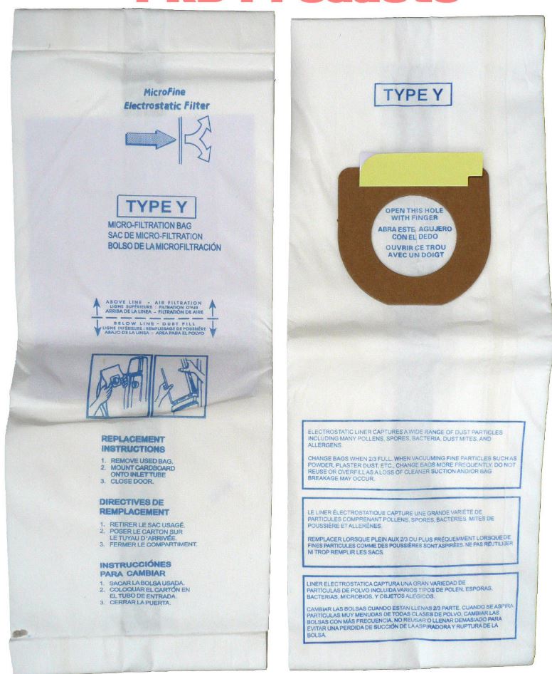 Beaumark 940 Upright Vacuum Cleaner Bags - 3/pk