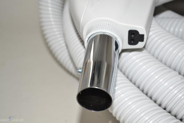 30' Crush Proof Central Vac Vacuum Hose Dual Switch