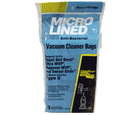 Dirt Devil Type U Vacuum Bags - Generic - 3 pack
