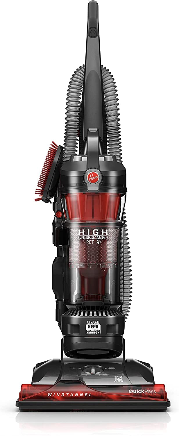 Hoover WindTunnel 3 High Performance Pet Bagless Corded Upright Vacuum Cleaner, UH72630