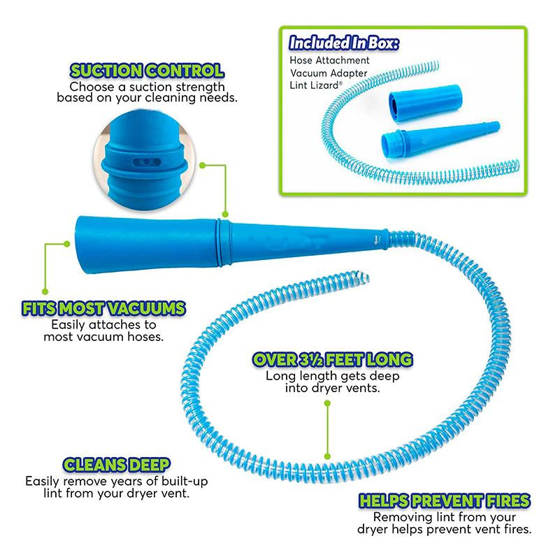 universal dryer vent vacuum cleaner attachment