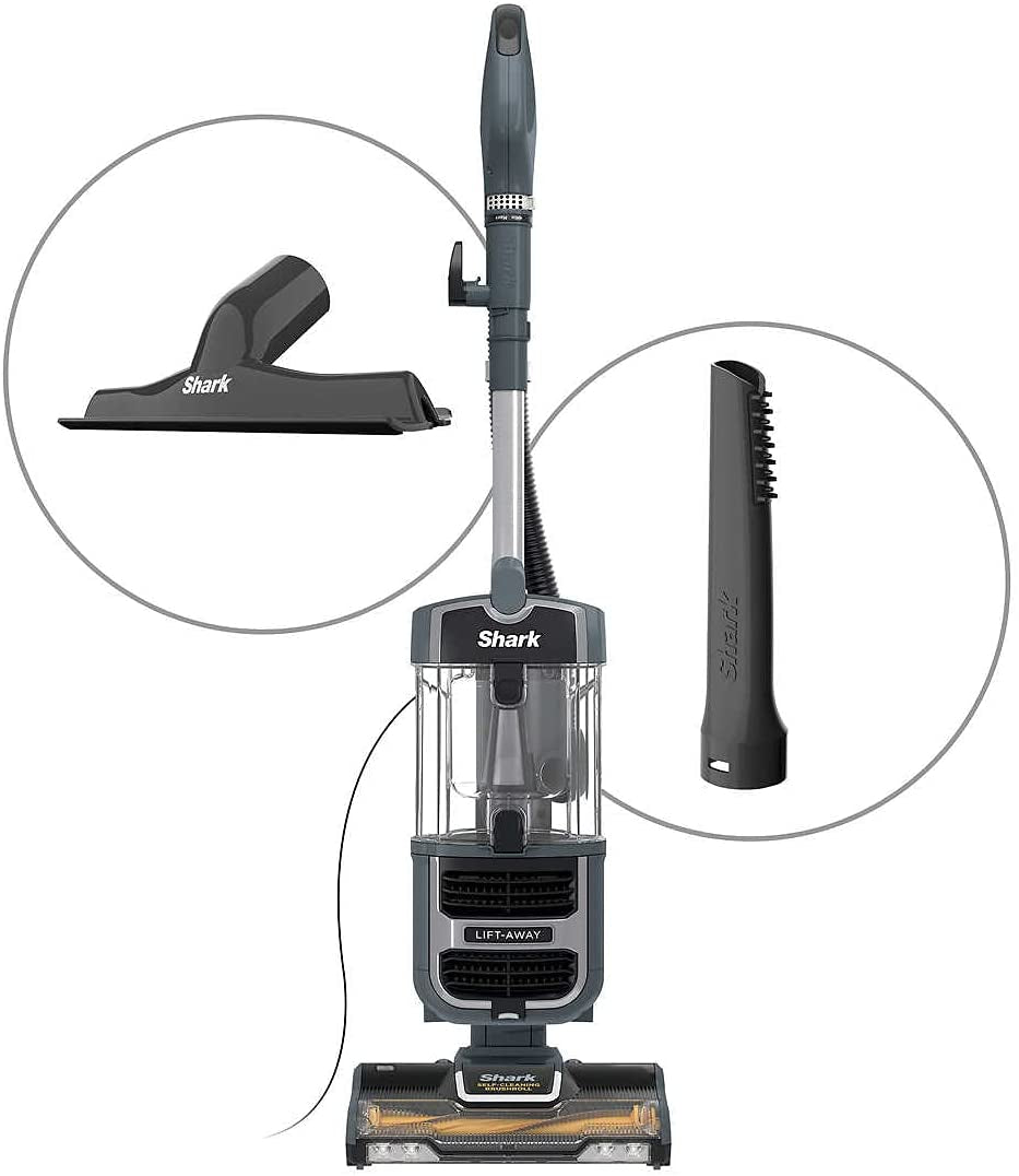 Shark UV725 Navigator Lift-Away with Self Cleaning Brushroll Upright Vacuum with HEPA Filter, Gray (Renewed)