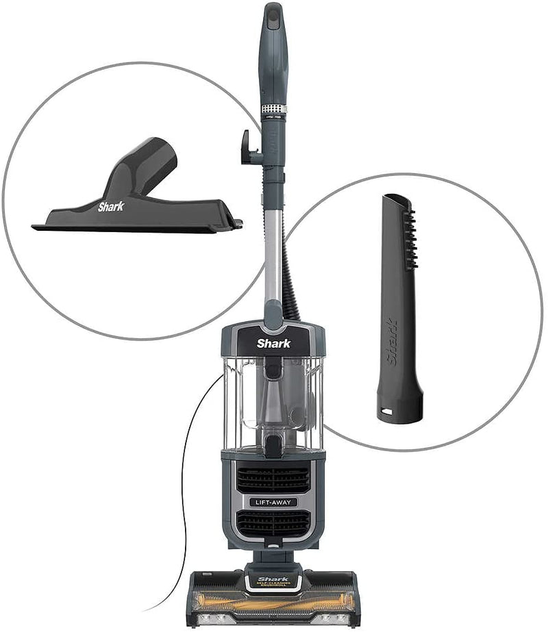 Shark UV725 Navigator Lift-Away with Self Cleaning Brushroll Upright Vacuum with HEPA Filter, Gray (Renewed)
