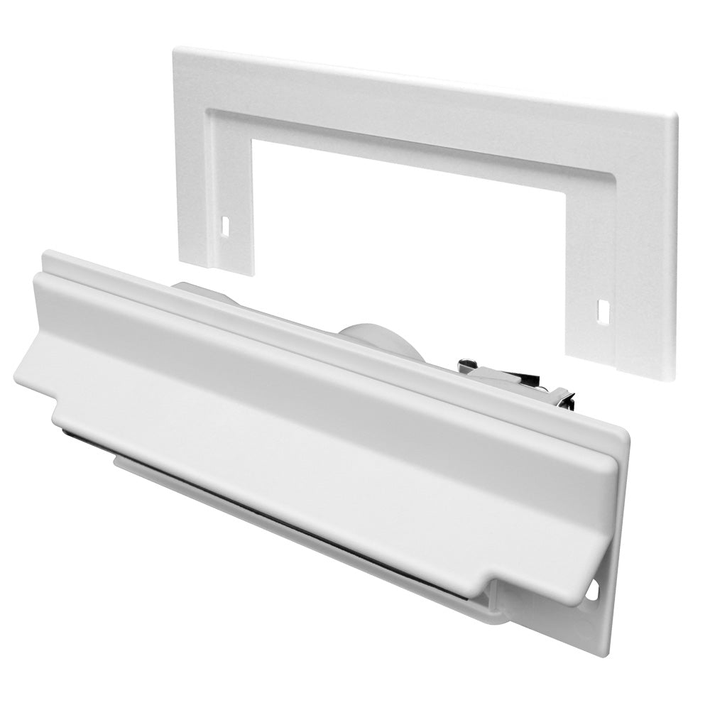 Canplas - Hayden CanSweep Inlet Valve  by VacPan White  #845620W,  - The Better Crumbs Collector