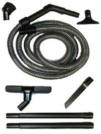 Vacuum Cleaner Attachment Kit with 12 Ft Hose