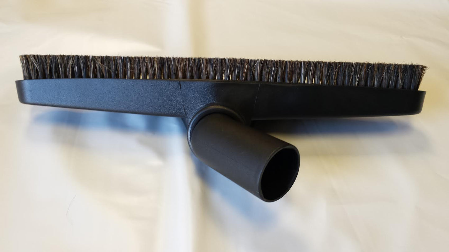Vacuum Floor  Brush with Horse Hair Without Wheels - Black