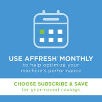 Whirlpool Affresh Washing Machine Cleaner, Cleans Front Load and Top Load Washers, Including HE, 3 Tablets to Clean Washer Tubs