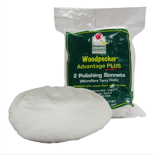 TERRY BONNETS-WOODPECKER HARDWOOD FLR CARE MOP/2PK