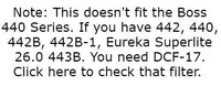 Eureka The Boss Superlite Filter - 39588